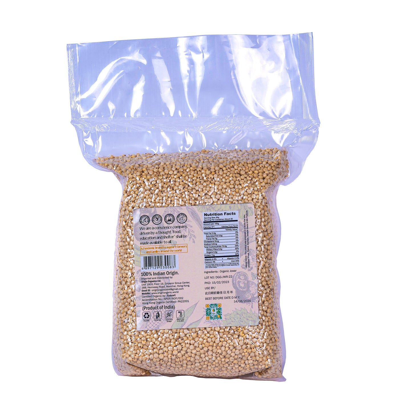 230083 Organic Jowar
