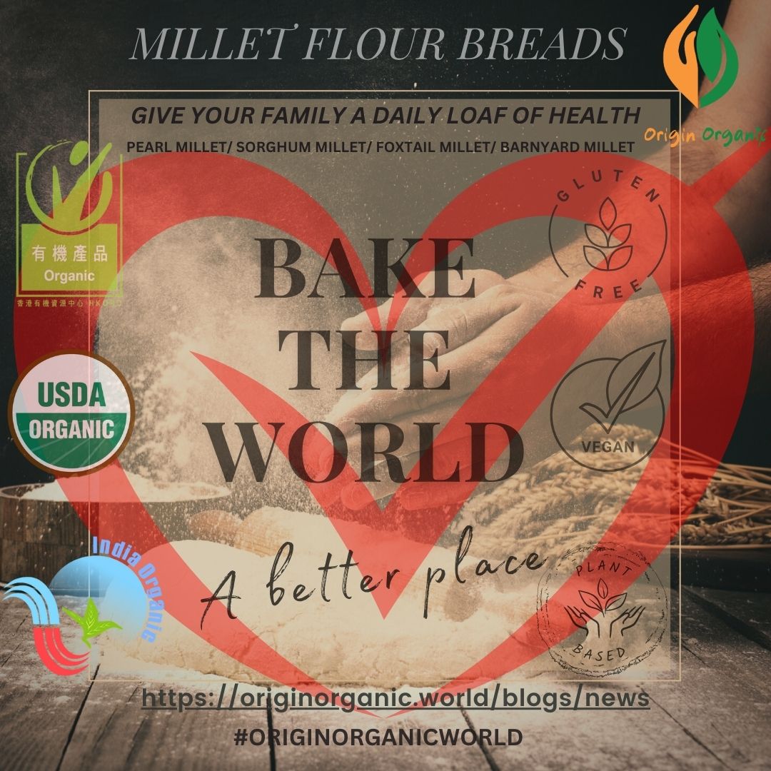 Switch to gluten free millet breads from the usual white and browns!