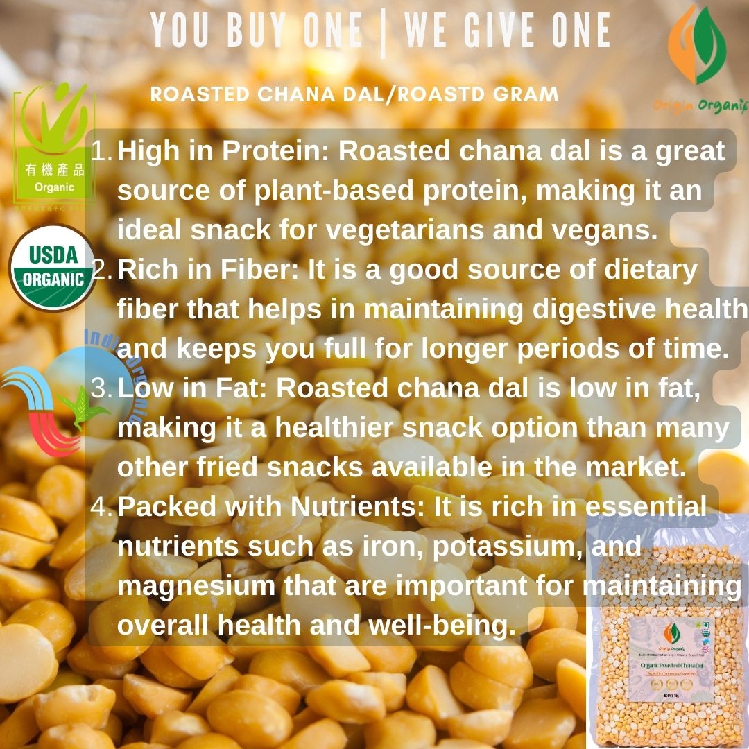 230335 Organic Roasted Chana Dal