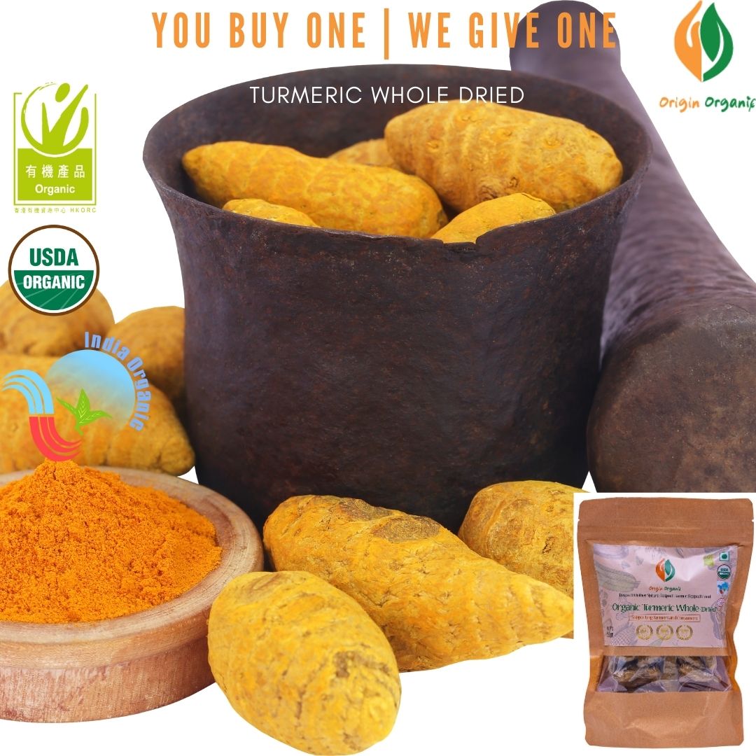 230205 Organic dried Turmeric Whole