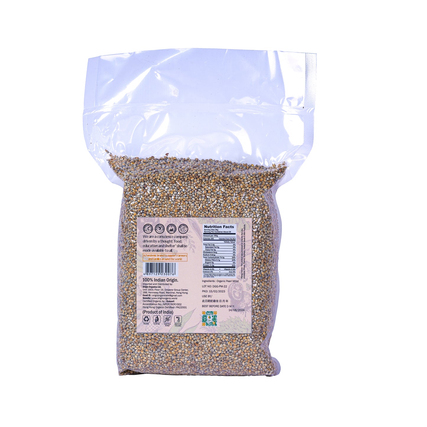 230076 Organic Bajra