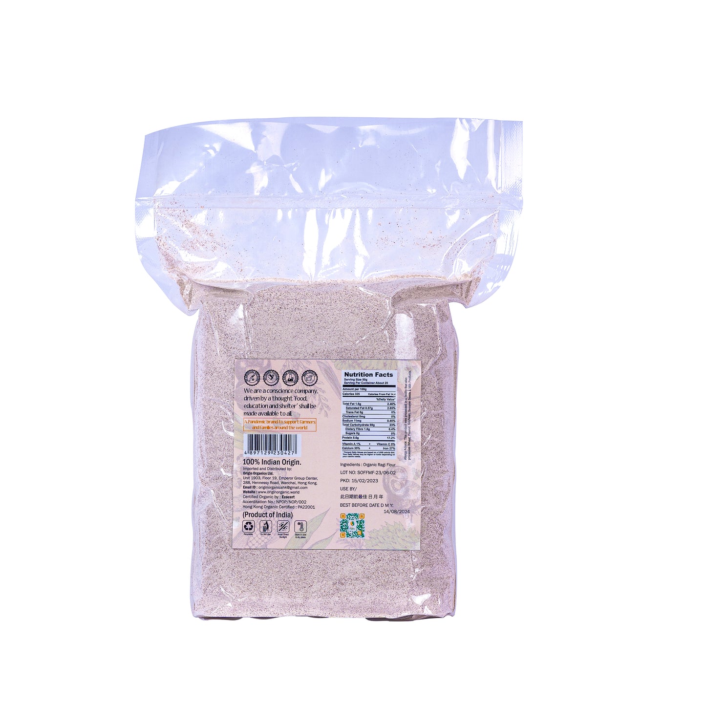 230427 Organic Ragi Atta